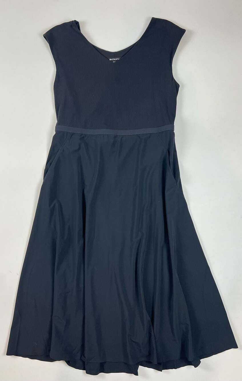 Athleta Black Ryder Dress XL Sleeveless Pockets